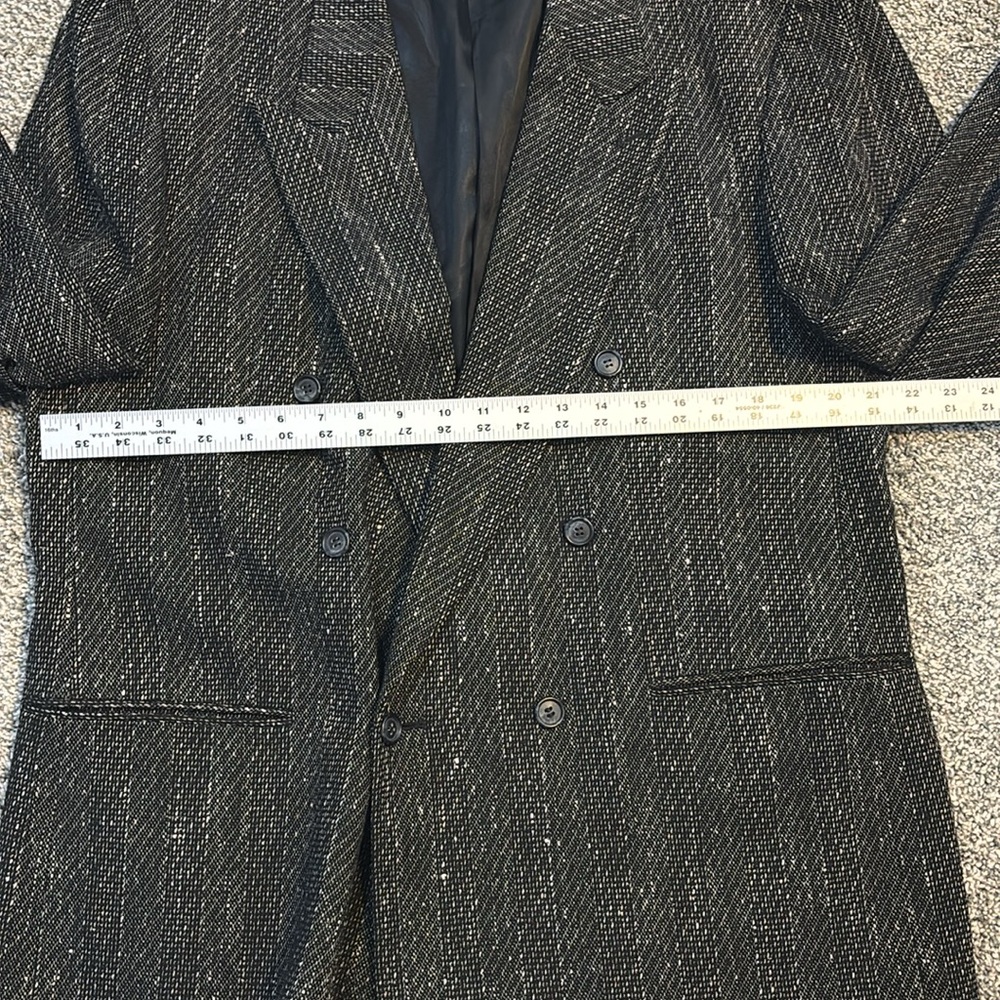 Antonio Parilla Men’s Northern Mariana Black/White Sport Coat Blazer -44L - Picture 8 of 8